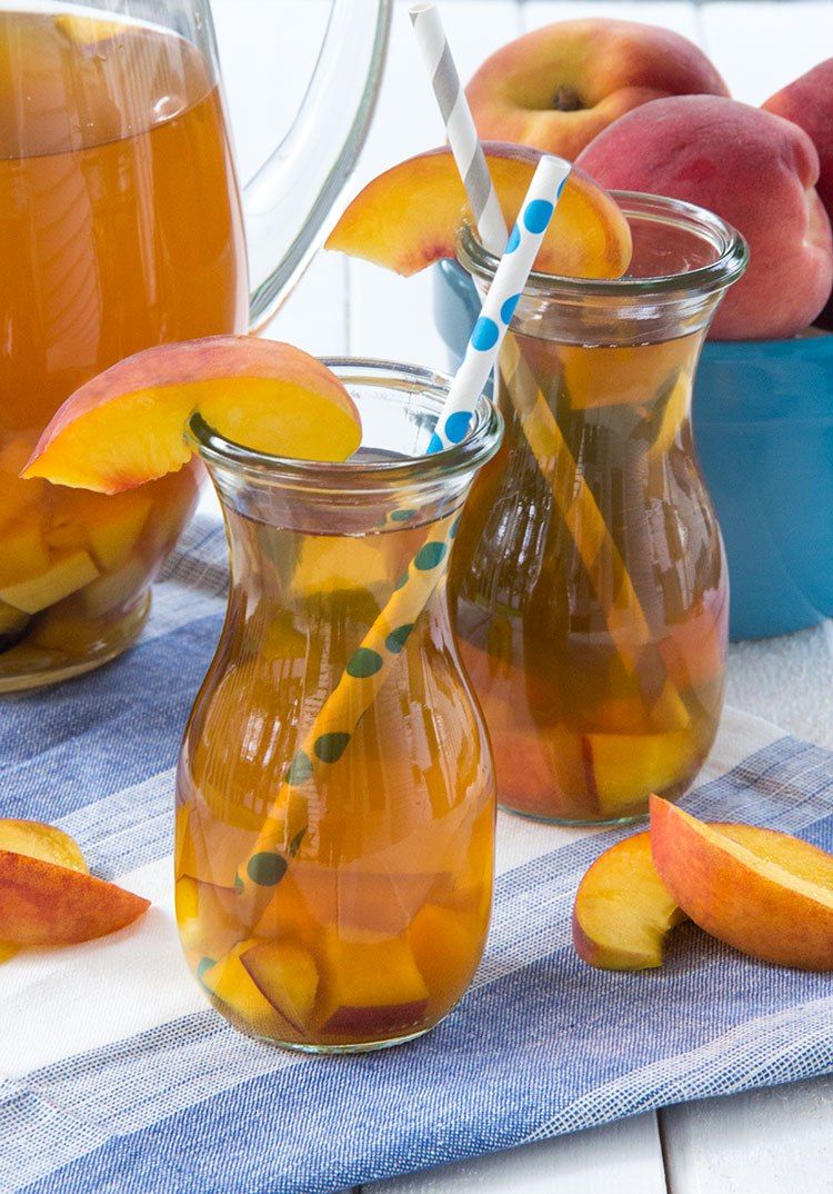 Mango-Peach Iced Tea