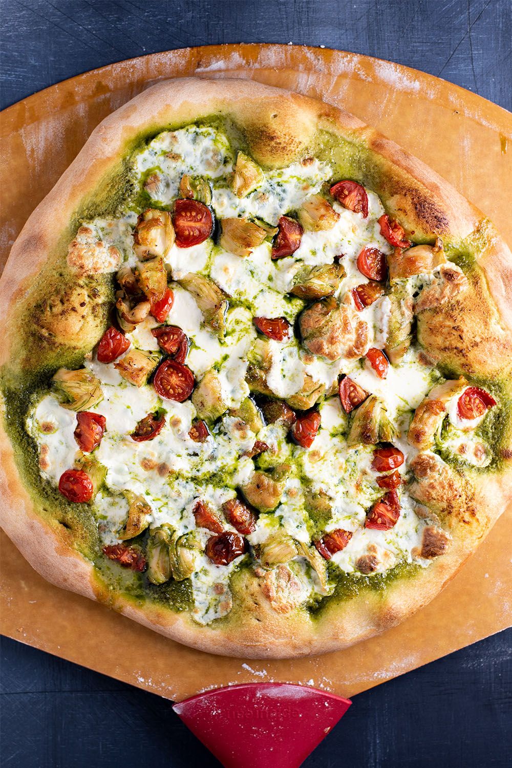 Pesto Chicken Pizza