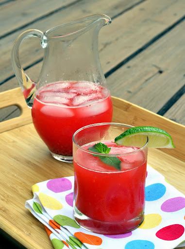 Raspberry Lime Spritzer